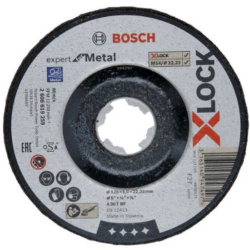 보쉬 5인치 메탈용 X-Lock 연마석 (1개)