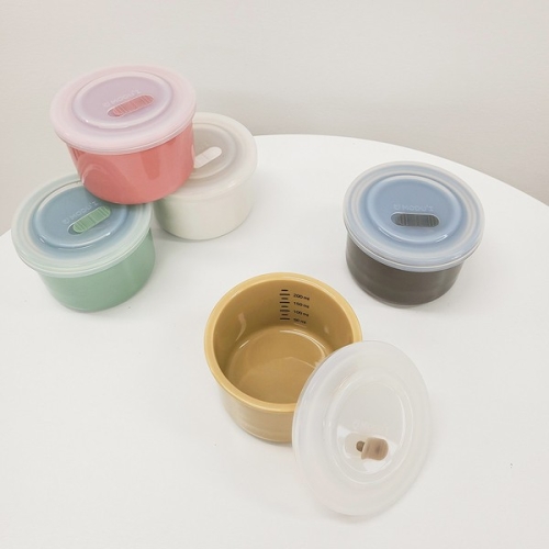 도자기 이유식 보관용기 250ml 5종세트