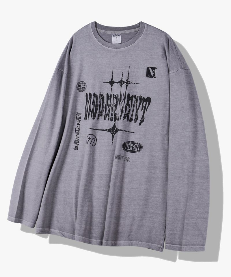 피그먼트 모더먼트 MODERMENT 테이크 오버핏 롱슬리브 그레이 MM_TO_128GR 198172