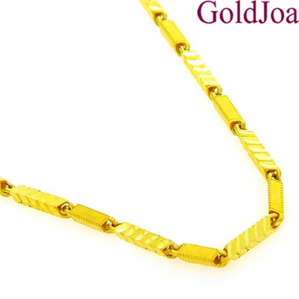 골드조아 14k 럭셔리 사각 컷팅체인 남성 여성 14k목걸이 14-650c_이미지