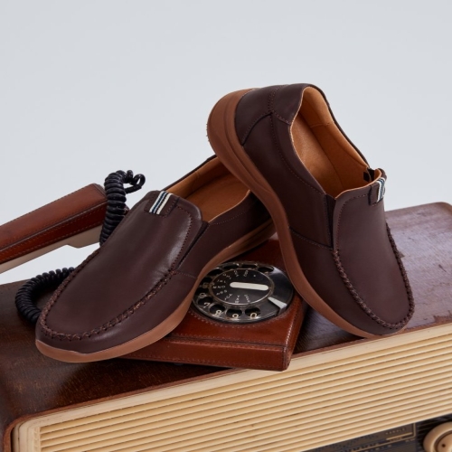 슈펜 이지라이트 스티치 레더 컴포트 슬립온 HPMR9EA303