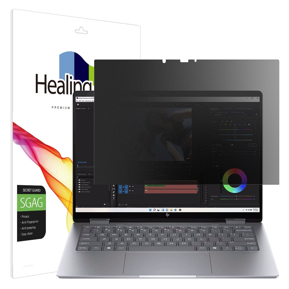 폰트리 힐링쉴드 HP 엔비 x360 14-fa0040AU 프라이버시 저반사 사생활 보호필름_이미지
