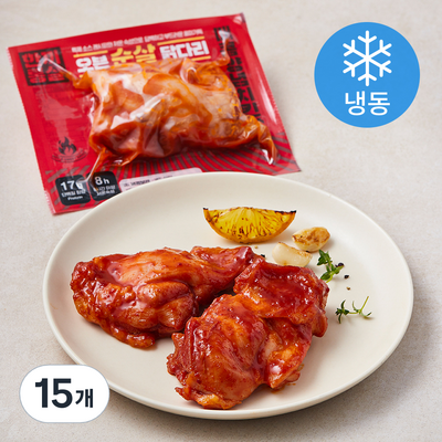 이그니스 한끼통살 오븐 순살 닭다리 매콤양념치킨맛 100g (15개)_이미지