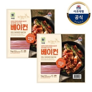 사조대림 대림선 베이컨 1kg (2개)_이미지