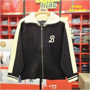 인디고뱅크키즈 봄신상 봄맞이 최애 아이템 레이온 함유로 따뜻하게 입기 좋은 아동 공용 부들 바시티 집업 가디건 IKCK25101_쇼핑점_이미지