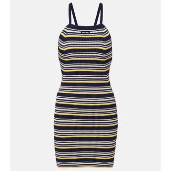 스트라이프 코튼 블렌드 미니드레스 라지 사이즈 154214603