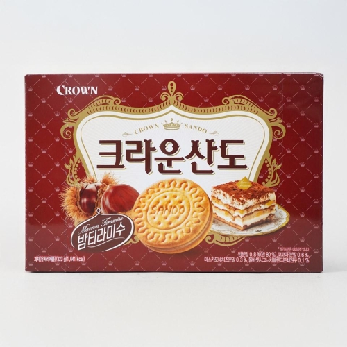 크라운제과 크라운산도 밤 티라미수 323g (1개)_이미지