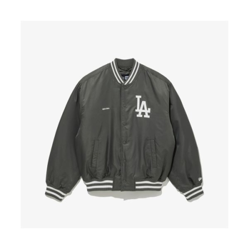 NEW ERA LA 다저스 나일론 스타디움 재킷 그레이 14742037