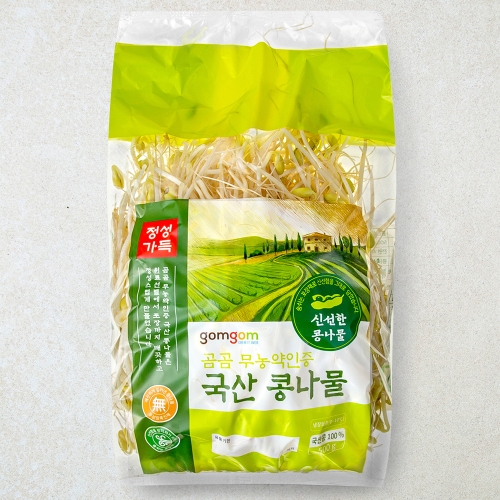 곰곰 무농약인증 국산 콩나물 500g (1개)