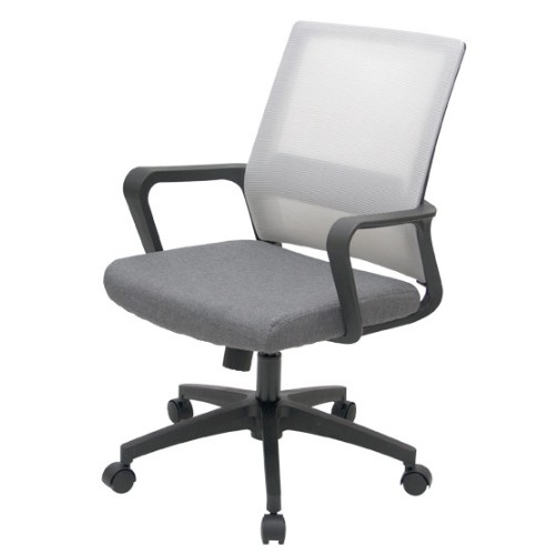 로엠가구 노블 블랙프레임 메쉬의자 (헤드레스트별도)_이미지