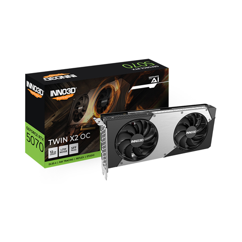 INNO3D 지포스 RTX 5070 OC D7 12GB TWIN X2_이미지
