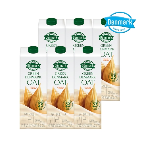 동원F&B 그린덴마크 귀리 950ml (6개)