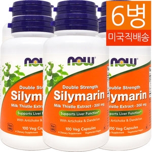 나우푸드 실리마린 밀크시슬 300mg 100캡슐 (6개)_이미지