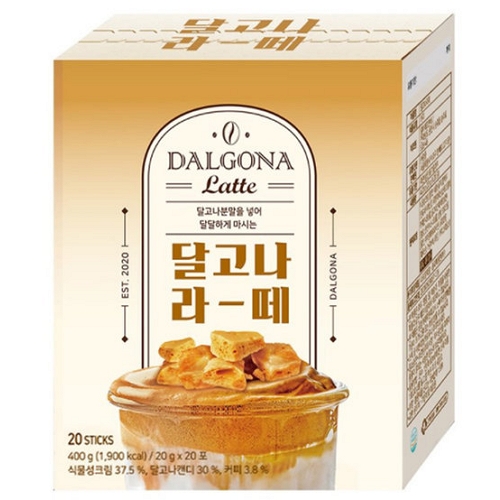 담터 달고나 라떼 20T (1개)
