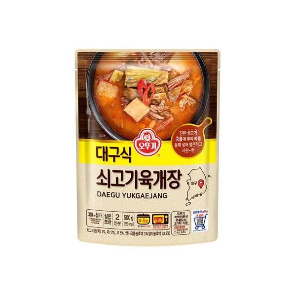 오뚜기 대구식 쇠고기 육개장 500g (1개)