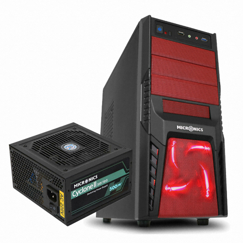 GLADIUS USB 3.0 레드 + Cyclone II 500W +12V Single Rail 83+