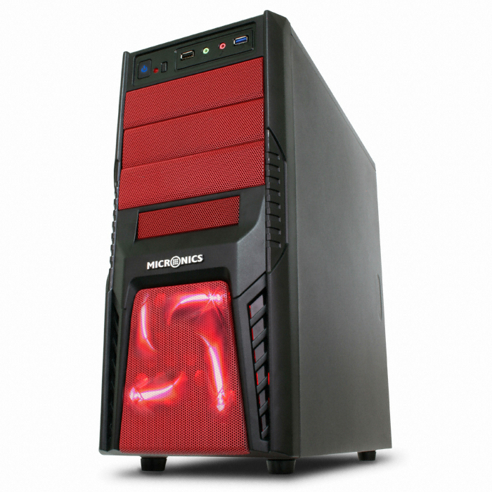 마이크로닉스 GLADIUS USB 3.0 레드 + Cyclone II 500W +12V Single Rail 83+_이미지