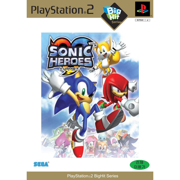 빅히트 소닉 히어로즈 PS2 일반판_이미지