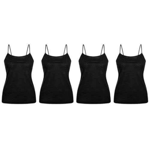 BYC 심플 베이직 순면 실켓 끈 런닝 BYT3634 (4매)_이미지