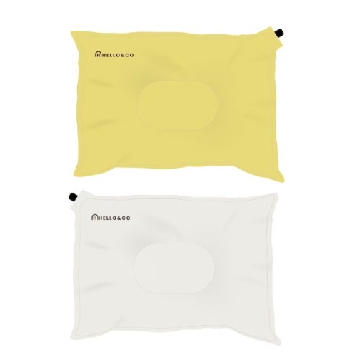 헬로우캠핑 헬로앤코 엠보싱 자충베개