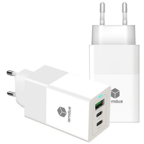 아이엠듀 PD PPS 65W 3포트 GaN 충전기 ZX-3U10T_이미지