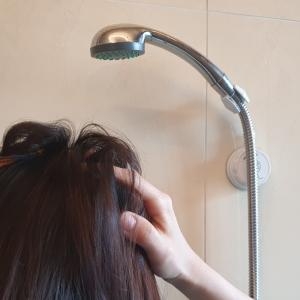 자바라 흡착 샤워기 헤드 걸이_이미지