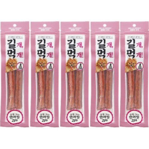 헬로도기 길개먹개 연어 2p (5개)_이미지