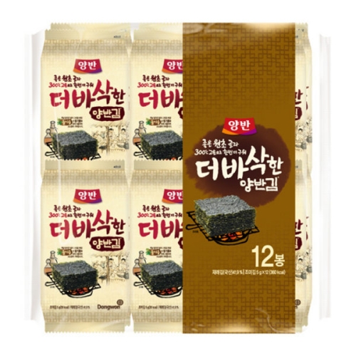 동원F&B 양반 더 바삭한 양반김 5g (12개)_이미지