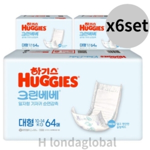 유한킴벌리 하기스 2023 크린베베 일자형 4단계-공용 (1152매)