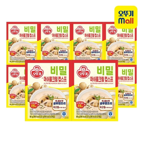 오뚜기 비밀 머쉬룸크림컵스프 66g (8개)
