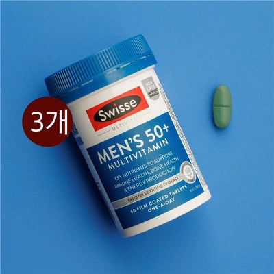 스위스 남성 멀티비타민 50대+ 90정 (3개)_이미지
