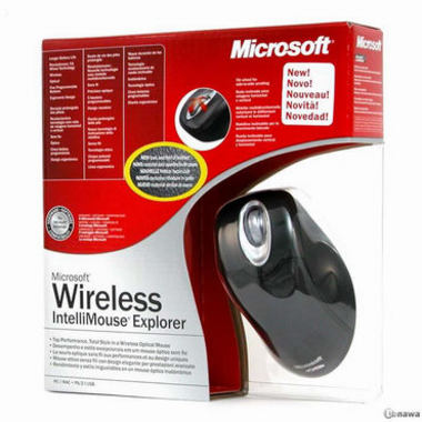 Microsoft 무선 Intelli Mouse Explorer 2.0 Black leather_이미지
