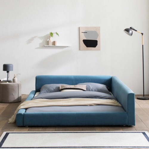 장인가구 아토 아쿠아텍스 이지클린 저상형 침대 Q (매트별도)_이미지