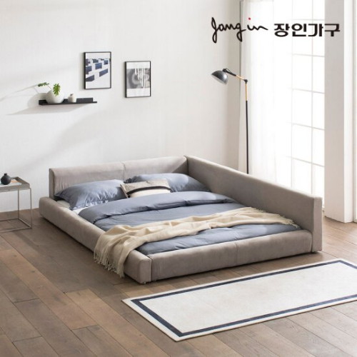 장인가구 아토 아쿠아텍스 이지클린 저상형 침대 Q (매트별도)_이미지