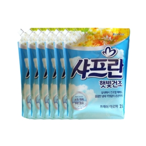 샤프란 햇빛건조 프레쉬 아로마 리필 2L (6개)_이미지