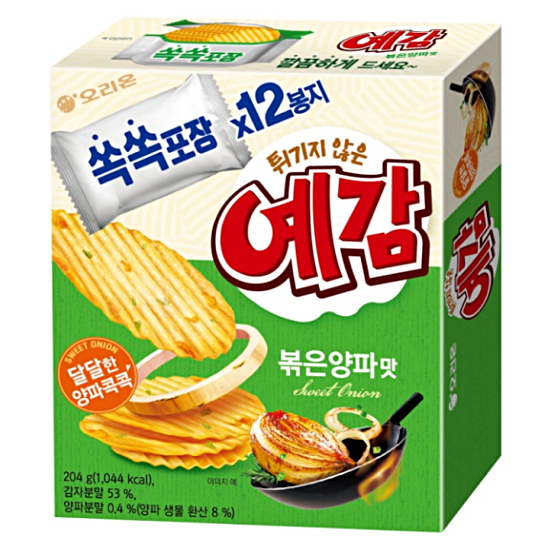 오리온 예감 볶은양파맛 12개입 204g이미지입니다. 누르면 해당 게시물로 새창이동합니다.