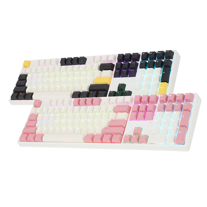 앱코 KN10C PBT 무접점 키보드 (그레이, 30g)_이미지