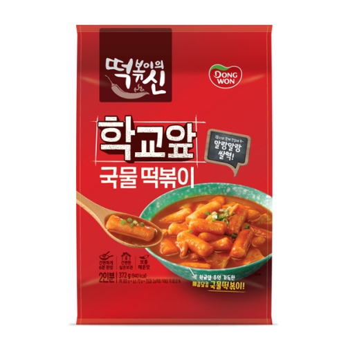떡볶이의신 학교앞 국물떡볶이 372g 2인분 x3봉