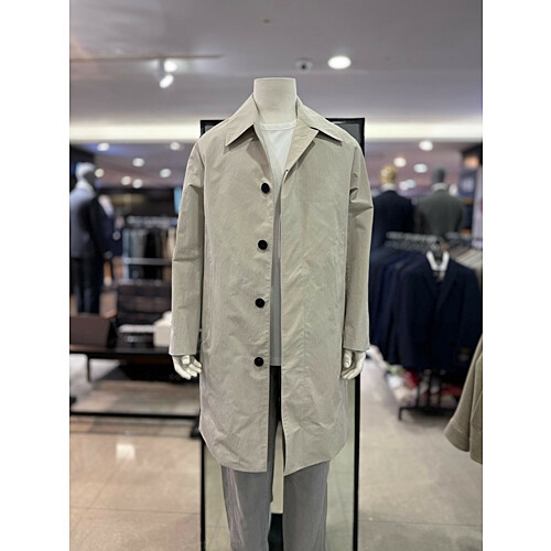 리버클래시 베이지 세미오버핏 발마칸 트렌치코트 LLS20503_이미지