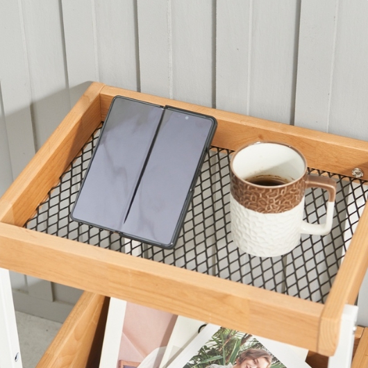 우아미가구 카디 엘다 원목 5단 선반장 600_이미지