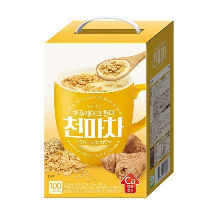 평중 콘푸레이크 현미 천마차 100T (4개)_이미지