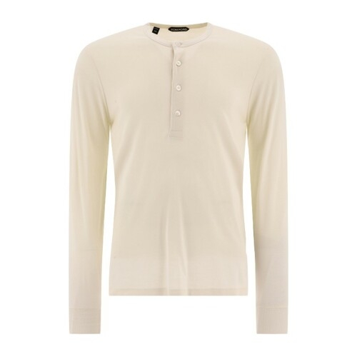 톰포드 버튼 티셔츠 JHL005JMT002S23AW100