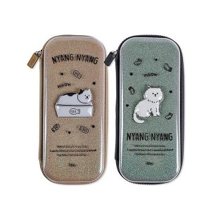 아이비스 13000 냥냥이 반짝 EVA 펜파우치 (1개)_이미지