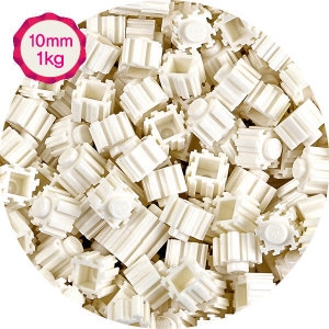 컬러스토리 디폼블럭대용량 10mm 1kg 3030개 D01 흰색
