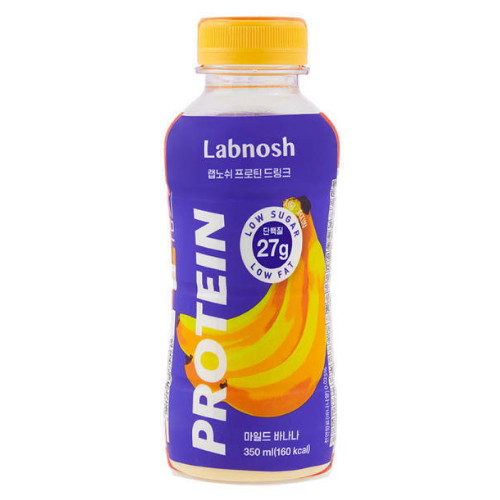 삼양패키징광혜원공장 랩노쉬 프로틴 드링크 마일드 바나나 350ml (12개)_이미지