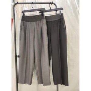 쏘우 쇼핑라이브 노현정 밴딩세미주름통바지 스판 봄 S9600168