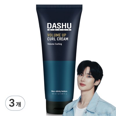 다슈 데일리 볼륨 업 컬 크림 180ml (3개)_이미지