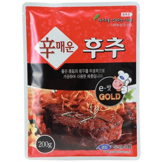두원식품 매운 후추 200g이미지입니다. 누르면 해당 게시물로 새창이동합니다.