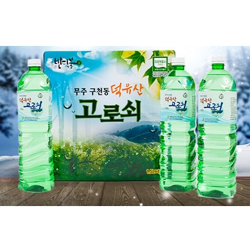 덕유산 100% 고로쇠 수액 1.5L (10개)