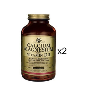 솔가 칼슘 마그네슘 위드 비타민 D3 300캡슐 (2개)